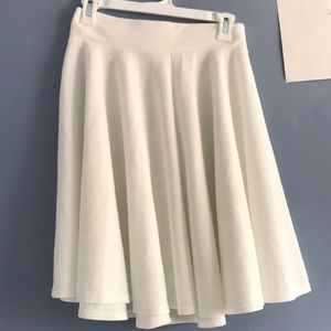 White skirt